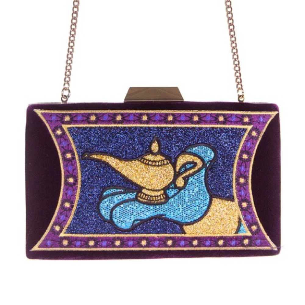 Danielle Nicole Disney Aladdin Magic Lamp Evening Clutch NWT